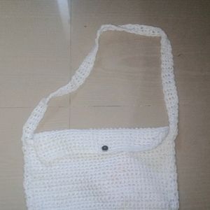 Y2k Printrestly White Bag