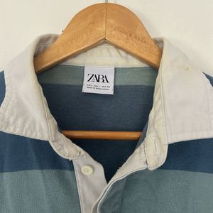 Zara Mens Collar Tshirt