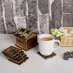 Hut Coaster Set