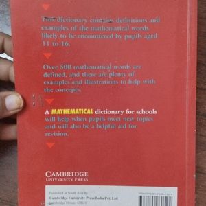 Mathematics Dictionary