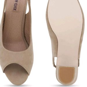 Wedges Nude Color