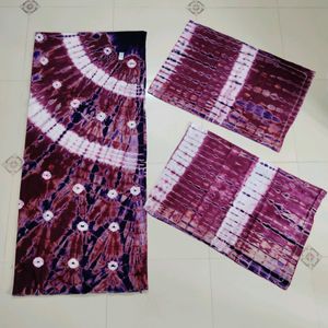 Bandhani Batik Double Bedsheet With 2 Pillow Cover