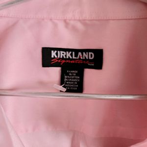 Korean Oversized Pink Shirt Formal (Women)