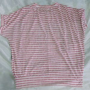 Oversized Tshirt Pink&white