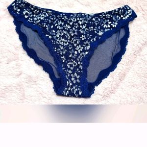 Victoria's Secret Blue Net Panty