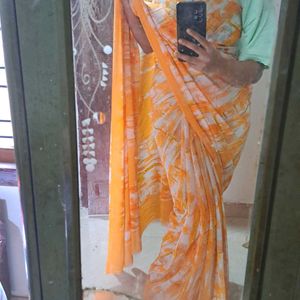 Free Flow Chiffon Saree #saree