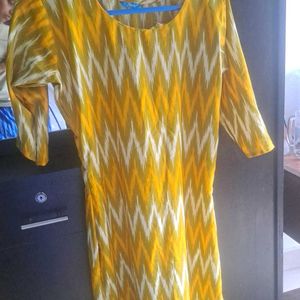 Yellow Amazing Kurthi