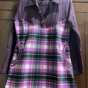 Tunic Top In Purple Colour