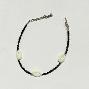 Stylish Silver Oxidized Anklet