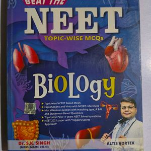 Beat The Neet Biology MCQ Book