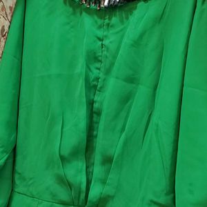 Branded Green Party Wear Dress