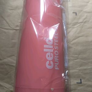 NEW WITH TAG CELLO PURO STEEL WATER BOTTLE