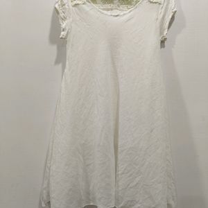 White Laced Tunic