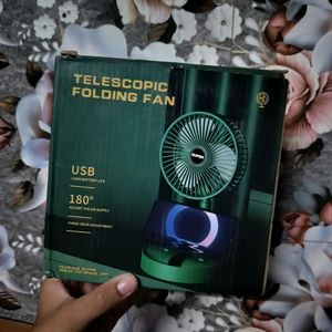 New Telescopic Folding Fan With Cabel