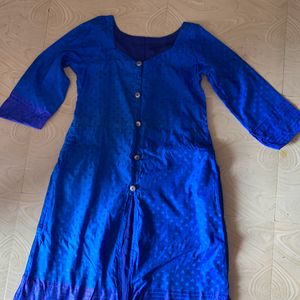 Soft silk Blue Kurta