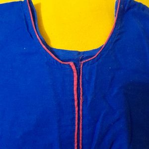 Royal Blue Kurti 💙 With Fine 🙂 Condition