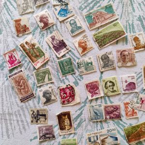 50 Old Indian Stamps