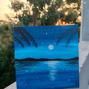 "Midnight Glow" - Original Canvas Painting