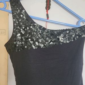 Unused Black Party Top