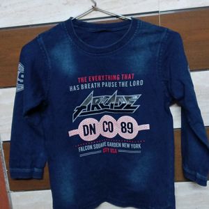 Jeans Tee Shirt Set