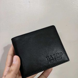 US POLO AASAN LEATHER WALLET ( BLACK )