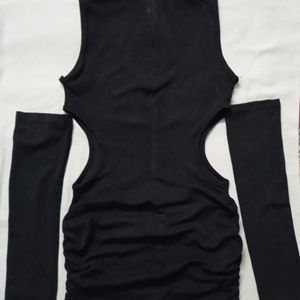 Insta Trendy Black Dress