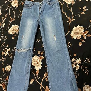 Price Drop!! Lightly Washed And Ripped  Jeans