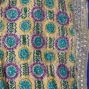 Kantha Work Dupatta