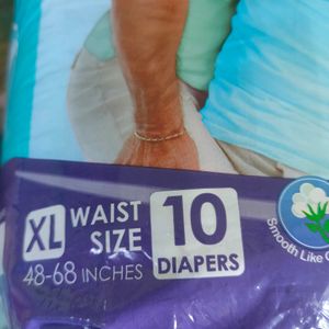 Liberty Adult Diapers Pants XL Size 10 Pants Waist 48-68 Inches