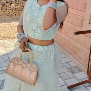 Stone Beautiful Fastive Wedding Handbag