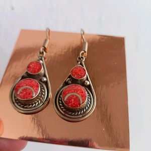 Tibetan Earrings ( Authentic)