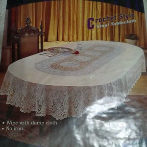 Crochet Vinyl Table Cover