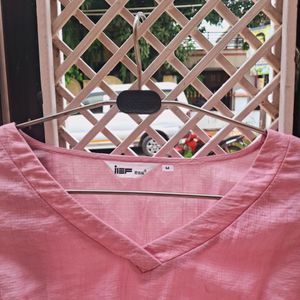 Baby Pink Western Top For Ledgends