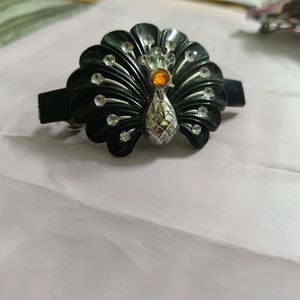 Two Peacock Style Hairclips