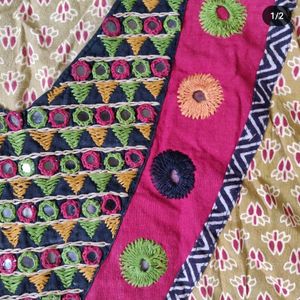 Embroidery Handloom Printed Kurta