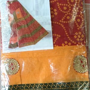 Printed Red Sarees