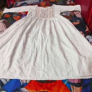 White Anarkali Kurta !!!