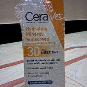 CeraVe Hydrating Mineral Sunscreen SPF 30