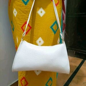 White Sling Bag For Women