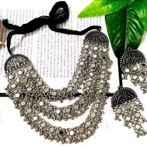 Navratri Special Oxidised Jwellery Set