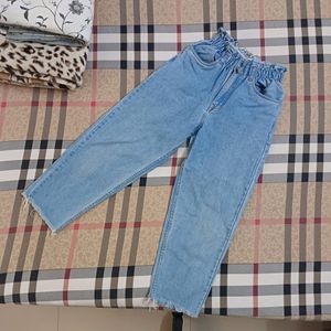 Elastic Waist Denim