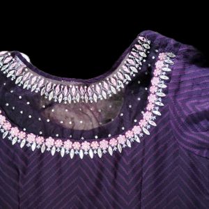 Purple Designer Ethnic Gown