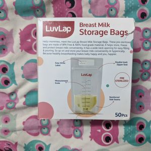 Brand New Luv Lap Breast Milk Storage Bags -50