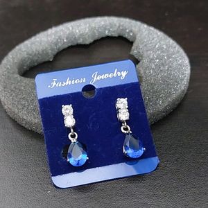 Blue Stones Ear Stud