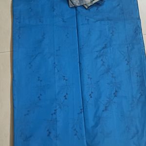 Blue Saree With Blouse