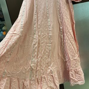 Beautiful Light Pink Anarkali