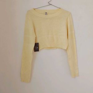 Yellow Winter Top.