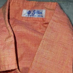 Peach Pure Cotton Shirt