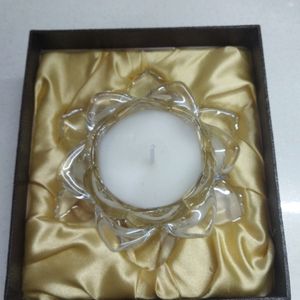 Festival Gift Crystal Glass Lotus