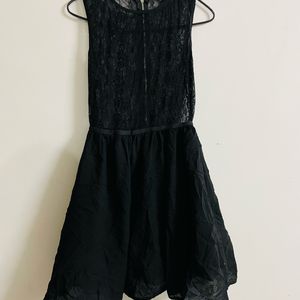 Women Black Flared Dress